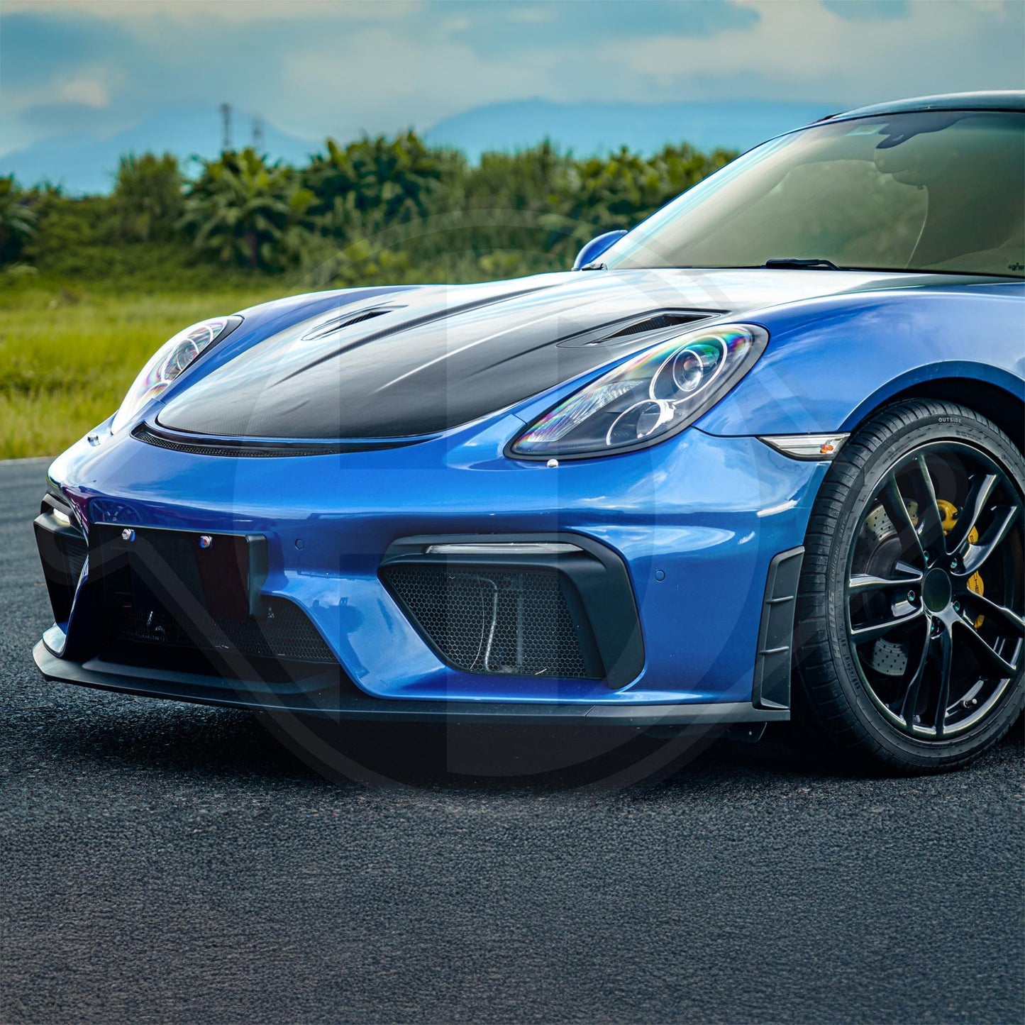 PARAURTI ANTERIORE STYLE GT4 PORSCHE CAYMAN 981C BOXSTER 981 12-16