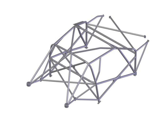 Custom Cages Multipoint Weld-In Roll Cage for Subaru Impreza GVB R4 - FIA