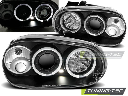 Coppia Fari Fanali ANGEL EYES Anteriori GOLF 4
