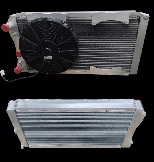 radiatore acqua maggiorato in alluminio per Fiat Punto GT — Solo radiatore