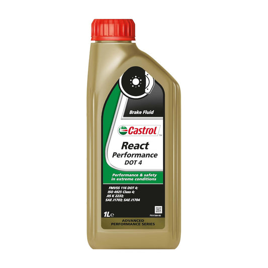 Castrol React Performance DOT 4 Brake Fluid (1L)