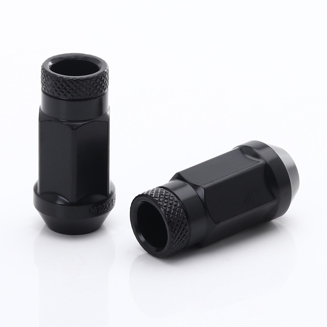 JN1 Black Steel Wheel Nuts M12x1,25 (Pack of 20)
