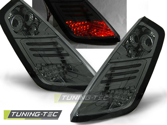 Coppia Set fari fanali posteriori TUNING Grande PUNTO 2005-2009 LED Grigio Fumé
