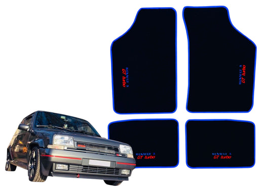 tappeti tappetini auto Renault 5 Gt Turbo qualsiasi Colore Realizzabile.