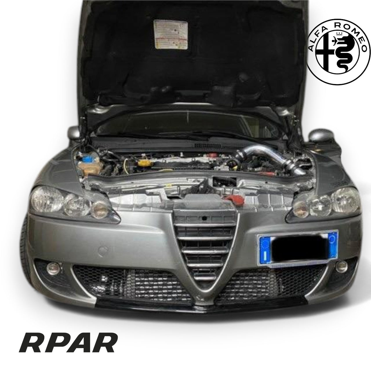 KIT INTERCOOLER FRONTALE MAGGIORATO con tubazione ALFA ROMEO 147 GT E ALTRE