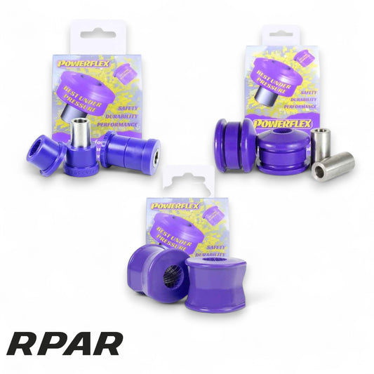 Kit Boccole rinforzate Powerflex Bracci anteriori e Barra Abarth 500 595 695