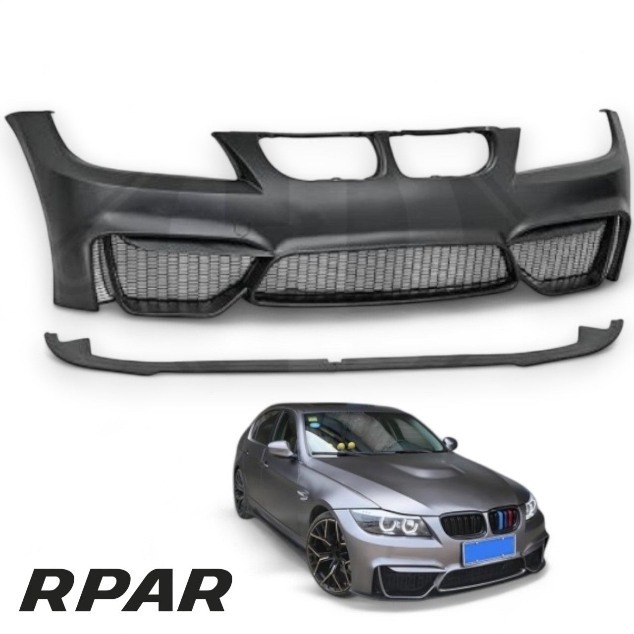 Paraurti Anteriore Look STYLE M4 BMW E90 E91 LCI 2008 - 2010