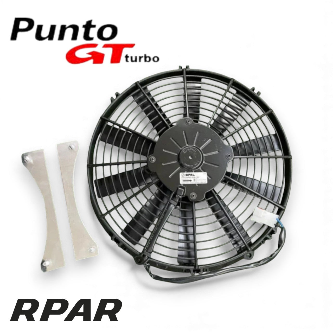 Ventola Maggiorata Spall+ Staffe Fiat Punto Gt Per Radiatore Acqua Originale o maggiorato