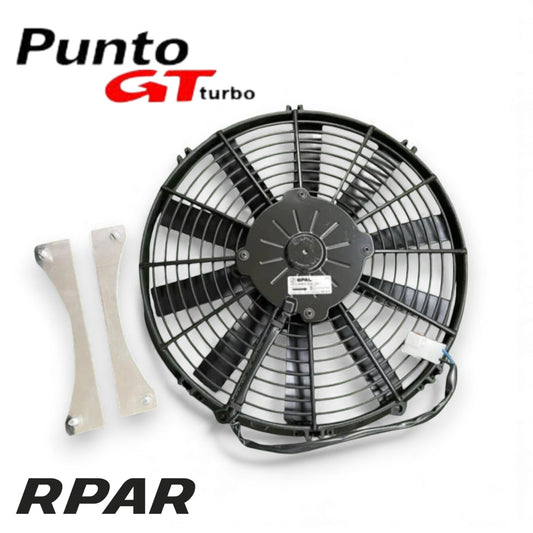 Ventola Maggiorata Spall+ Staffe Fiat Punto Gt Per Radiatore Acqua Originale o maggiorato