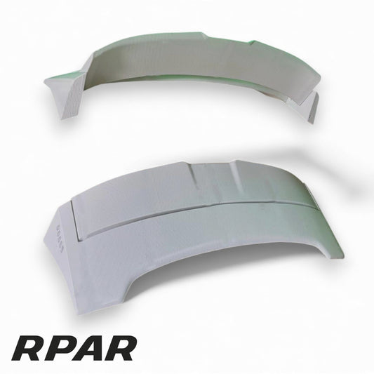 SPOILER ALETTONE 500 595 695 ABARTH 70 ANNIVERSARIO REGOLABILE REPLICA IN PLASTICA