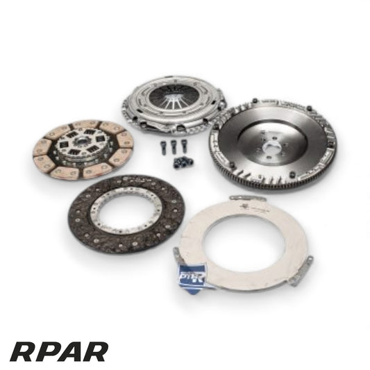 Frizione bi disco rinforzata stage 4 VW GOLF 6 GTD AUDI SEAT SKODA TFSI TSI – 02Q 6 marce / 6 fori 850NM DI COPPIA