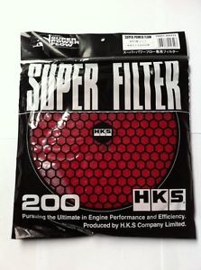 HKS Super Power Flow Replacement Filter (200mm, Red)