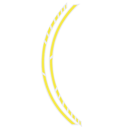 Foliatec Racing Neon Yellow Pin-Striping Design