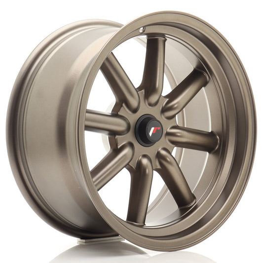 Japan Racing JR-19 17x8" (4 & 5 hole custom PCD) ET-20-0, Bronze