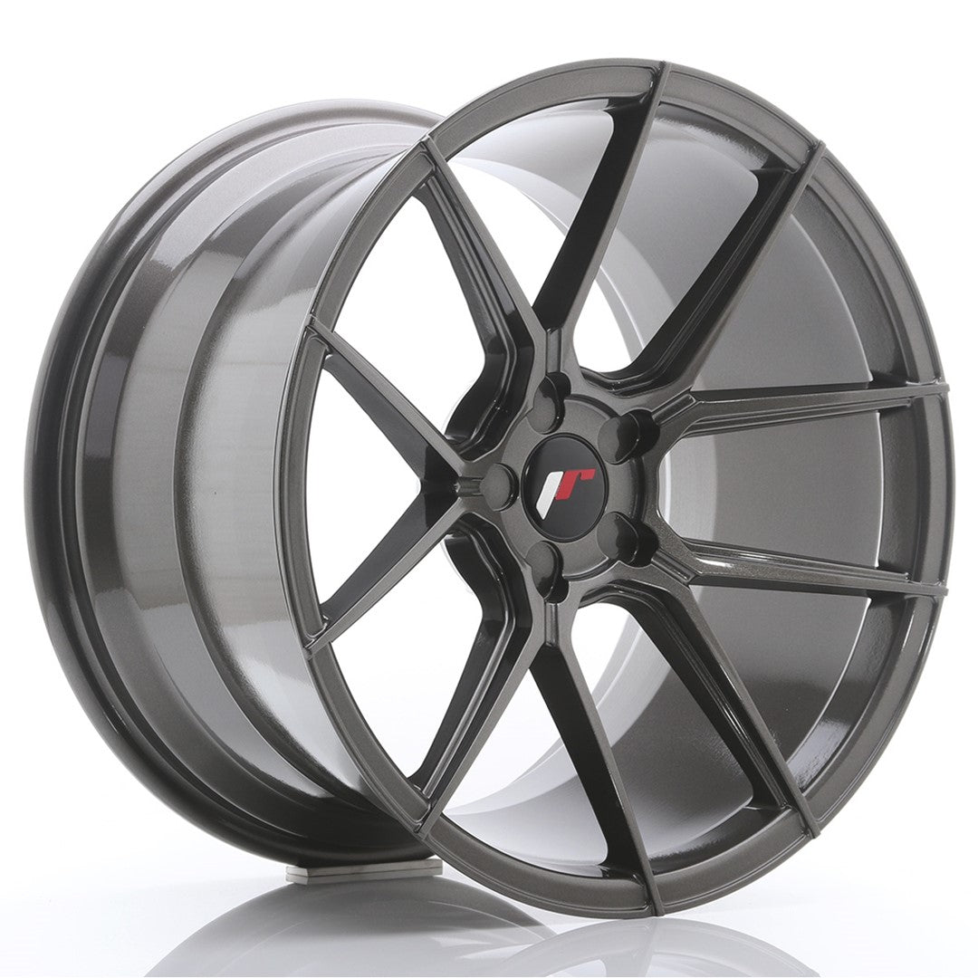 Japan Racing JR-30 Extreme Concave 19x11" (5 hole custom PCD) ET15-40, Hyper Gray
