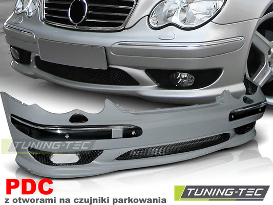 PARAURTI ANTERIORE LOOK AMG MERCEDES W203 2000-2004 C32 PDC