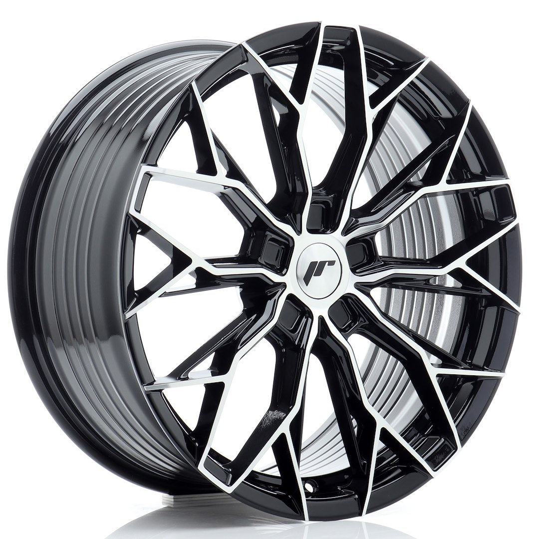 Japan Racing JR-49 19x8.5" (5 hole custom PCD) ET20-45, Machined Black