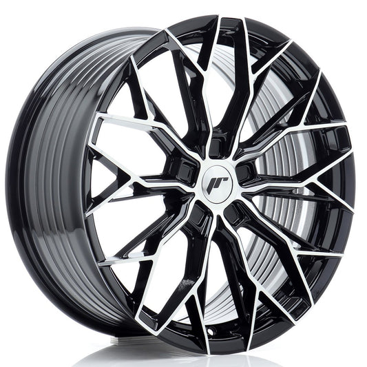 Japan Racing JR-49 19x8.5" (5 hole custom PCD) ET20-45, Machined Black