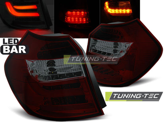 FANALI FARI  POSTERIORI A LED BMW E87 E81 2007 - 2011 LCI FUME'