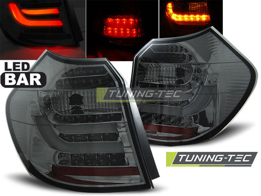 FANALI FARI  POSTERIORI A LED BMW E87 E81 2007 - 2011 LCI FUME'