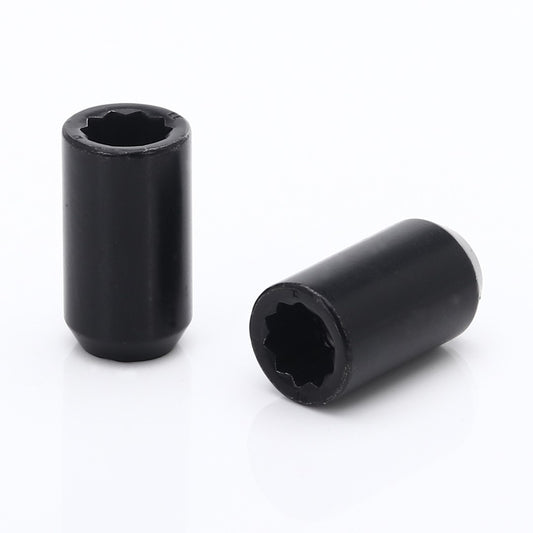 1/2" - 20 UNF Internal Drive Black Wheel Nuts (Set of 20)