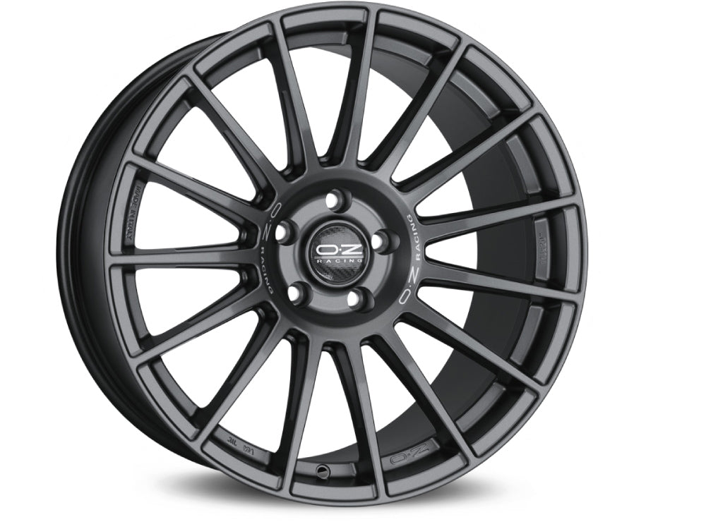 OZ Superturismo Dakar 21x11" 5x130 ET48, Flat Graphite, Silver Lettering