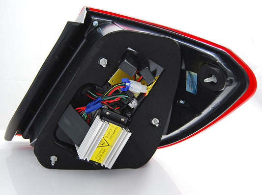 COPPIA FARI FANALI POSTERIORI LED LTI MERCEDES CLASSE C W204 SW 2006-2010 fumè