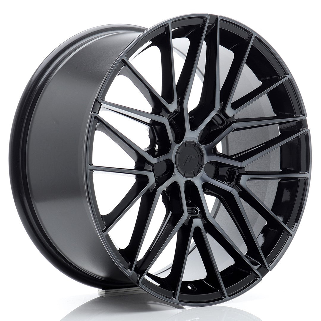 Japan Racing JR-38 19x9" (5 hole custom PCD) ET20-40, Flat Black, Tinted Face