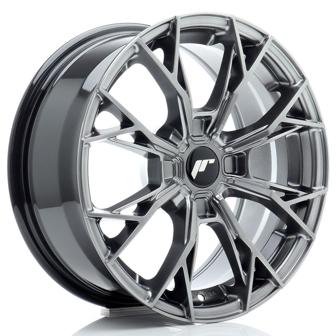 Japan Racing JR-49 16x7" (4 hole custom PCD) ET20-42, Hyper Black