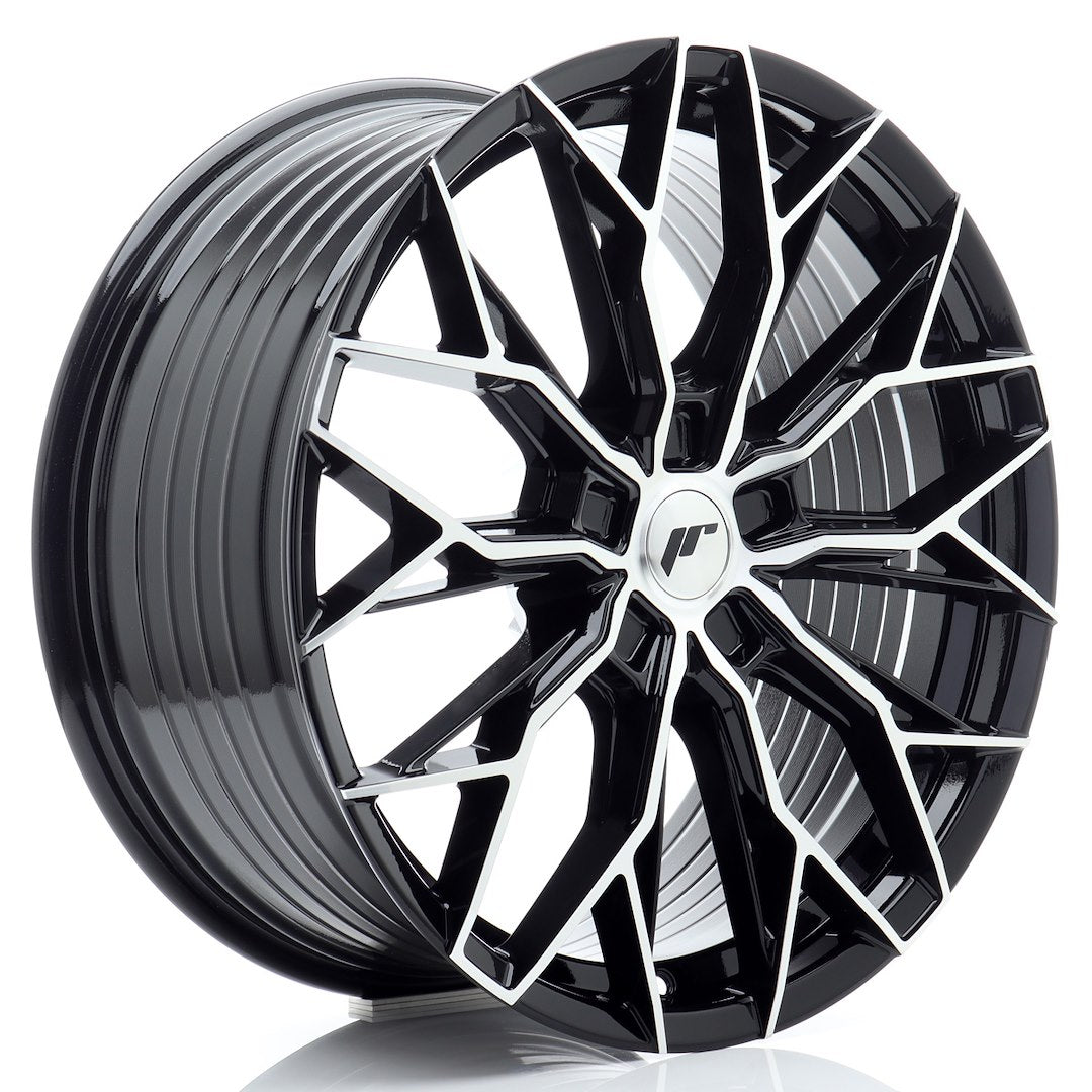 Japan Racing JR-49 20x8.5" (5 hole custom PCD) ET20-45, Machined Black