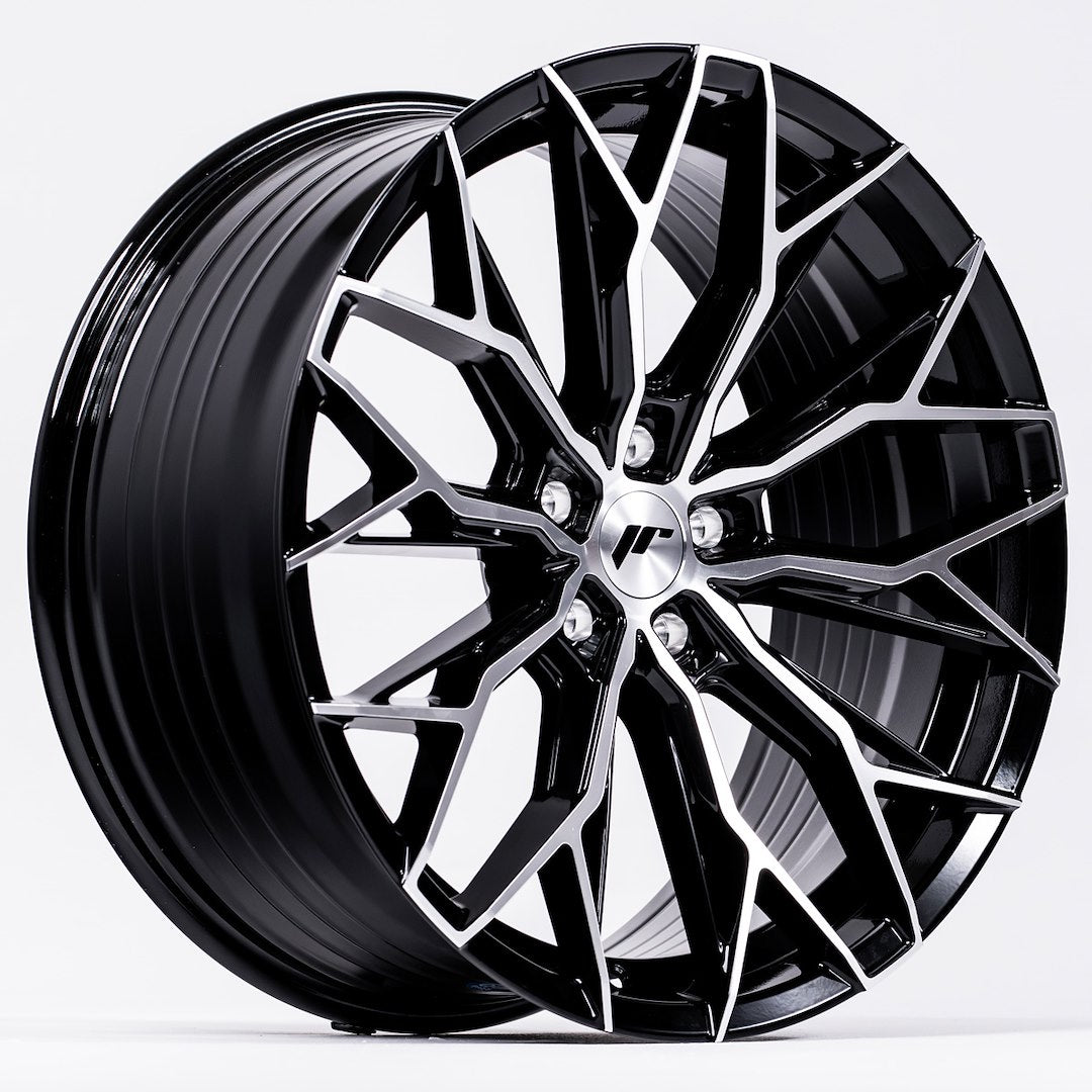 Japan Racing JR-49 20x9.5" (5 hole custom PCD) ET20-40, Machined Black