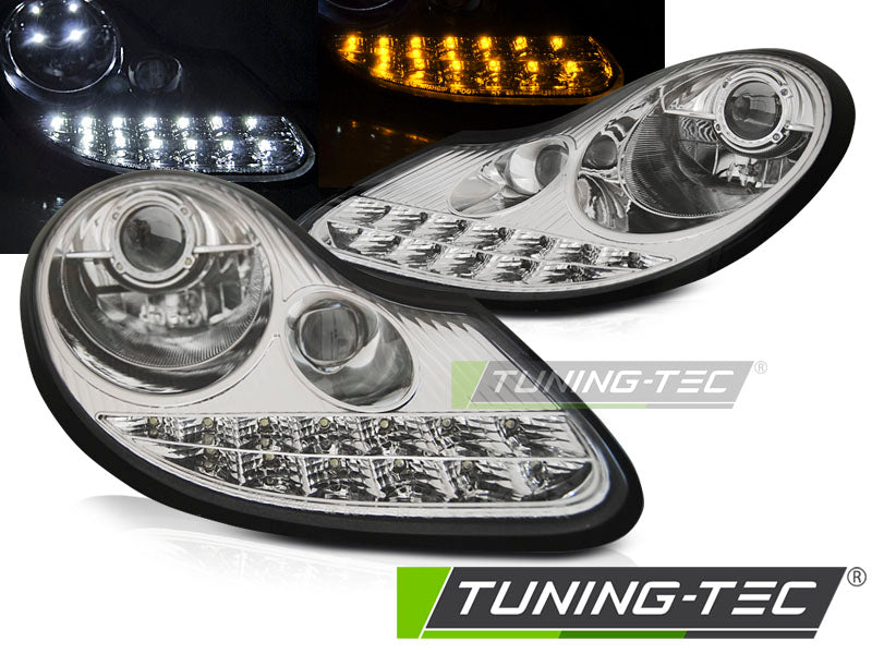 COPPIA FARI ANTERIORI LED PORSCHE BOXTER 911 996 dal 1996 al 2004