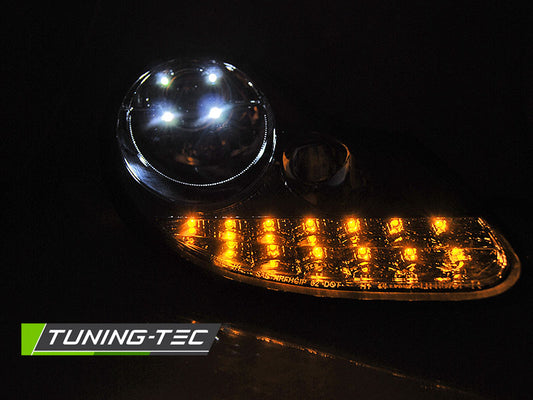 COPPIA FARI ANTERIORI LED PORSCHE BOXTER 911 996 dal 1996 al 2004