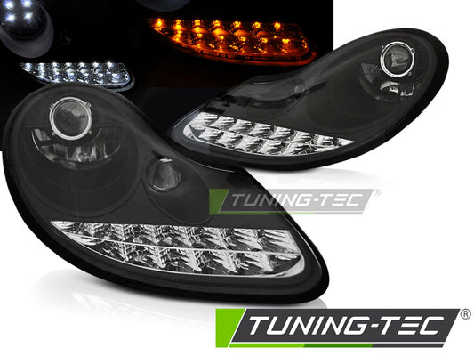 COPPIA FARI ANTERIORI LED PORSCHE BOXTER 911 996 dal 1996 al 2004