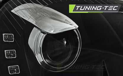 Coppia di Fari Anteriori LED DRL VW GOLF 5 V 2003-2009 Neri