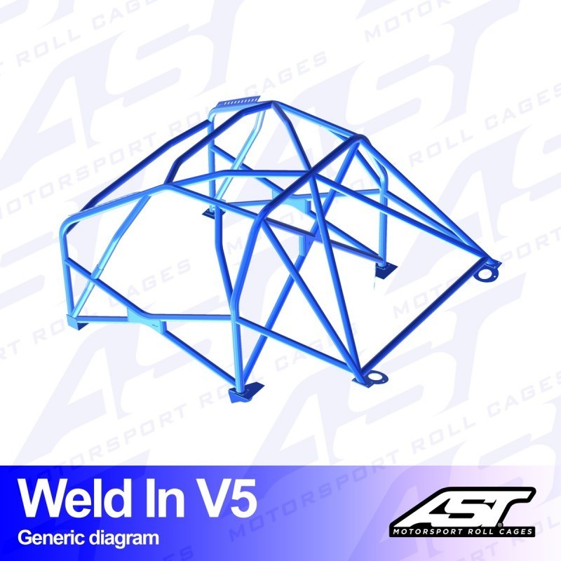 AST Rollcages V5 Weld-In 8-Point Roll Cage for BMW E36 Compact