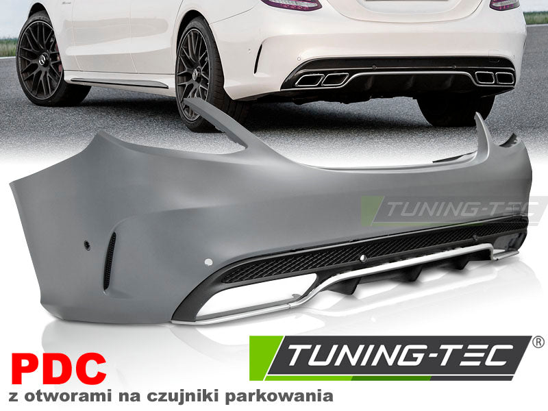 Paraurti Posteriore PDC style AMG c63 Mercedes Classe C W205 2014-