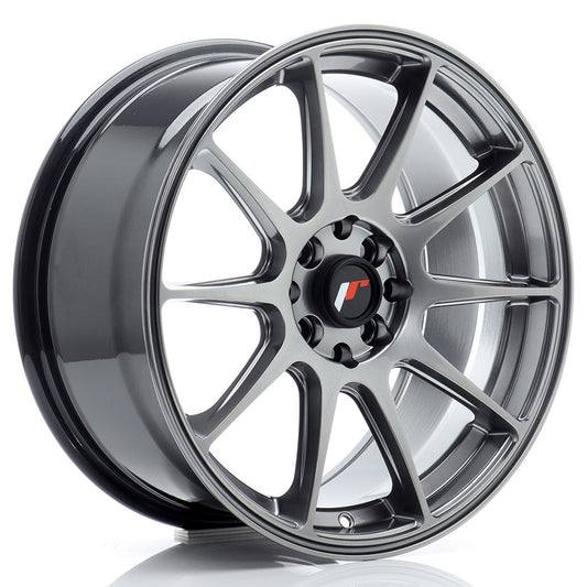Japan Racing JR-11 17x8" 4x100/114.3 ET35, Hyper Black
