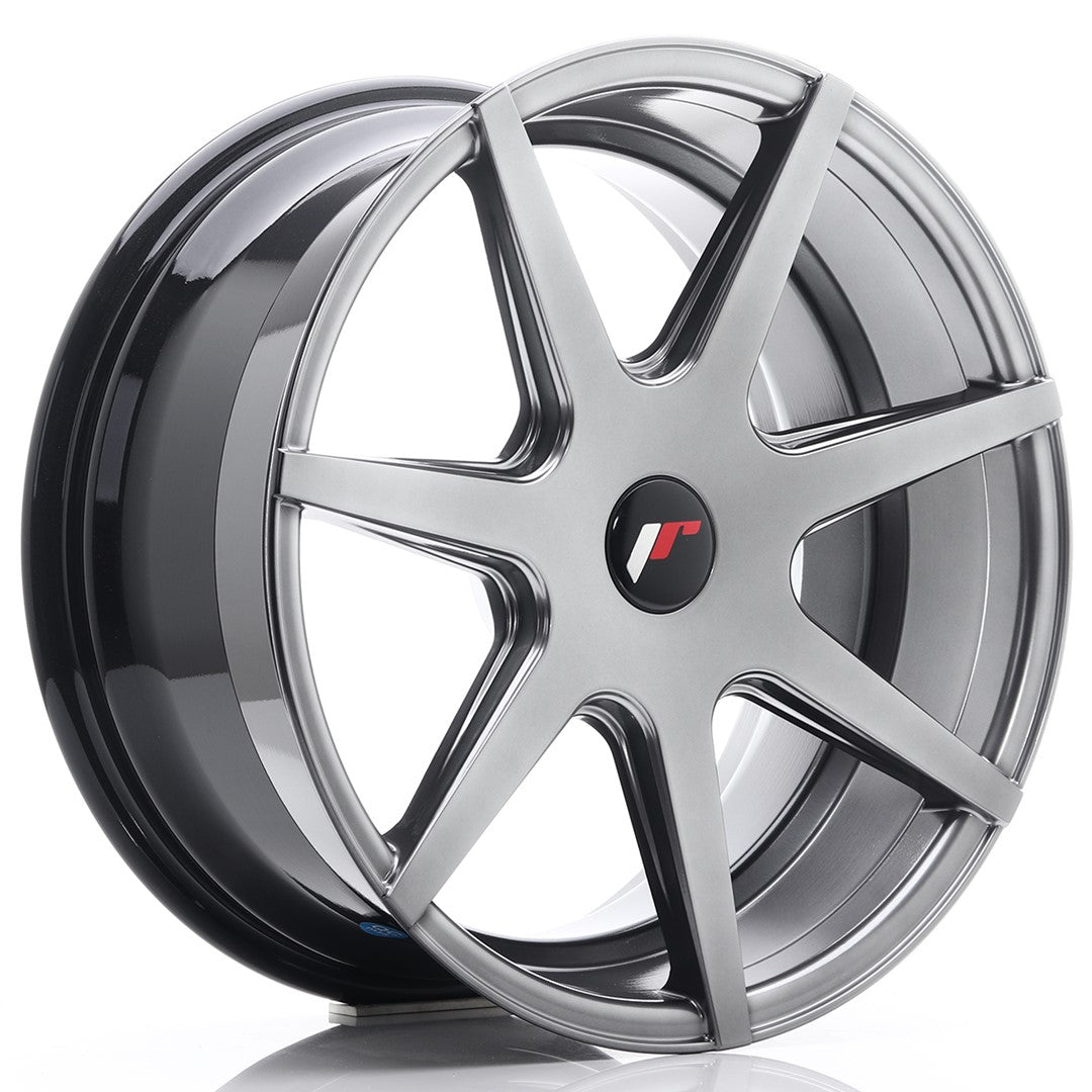 Japan Racing JR-20 18x8.5" (4 & 5 hole custom PCD) ET25-40, Hyper Black