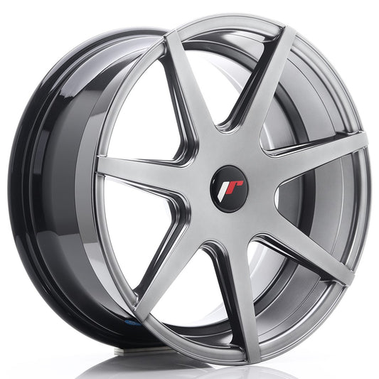 Japan Racing JR-20 18x8.5" (4 & 5 hole custom PCD) ET25-40, Hyper Black