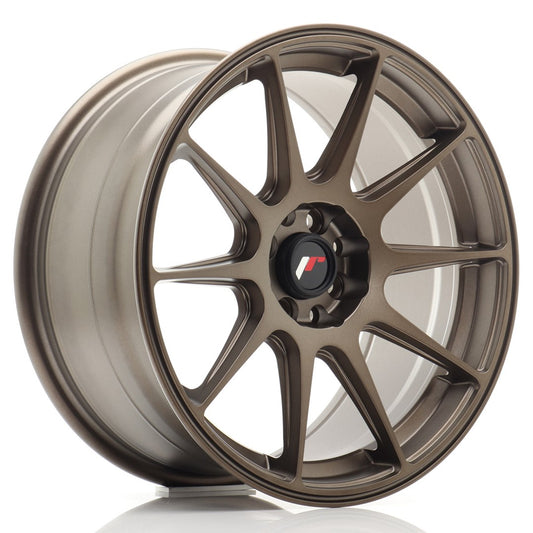 Japan Racing JR-11 17x8.25" 5x112/114.3 ET35, Flat Bronze