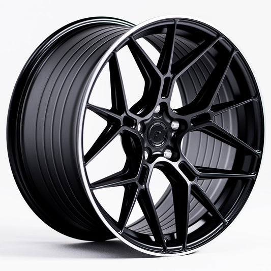 Japan Racing JR-51 20x10.5" (5 trous - sur mesure) ET15-35, Satin Black