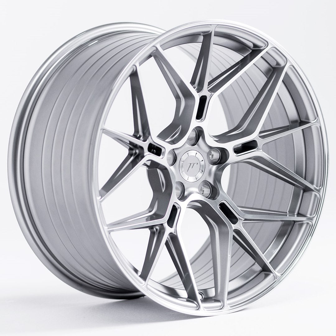 Japan Racing JR-51 20x10.5" (5 trous - sur mesure) ET15-35, Machined Titanium