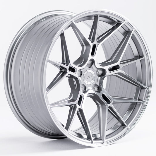 Japan Racing JR-51 20x10.5" (5 trous - sur mesure) ET15-35, Machined Titanium