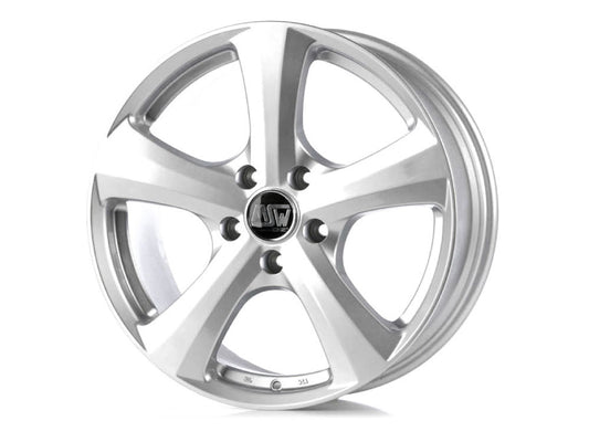 MSW 19 W 16x7" 5x112 ET48, Full Silver
