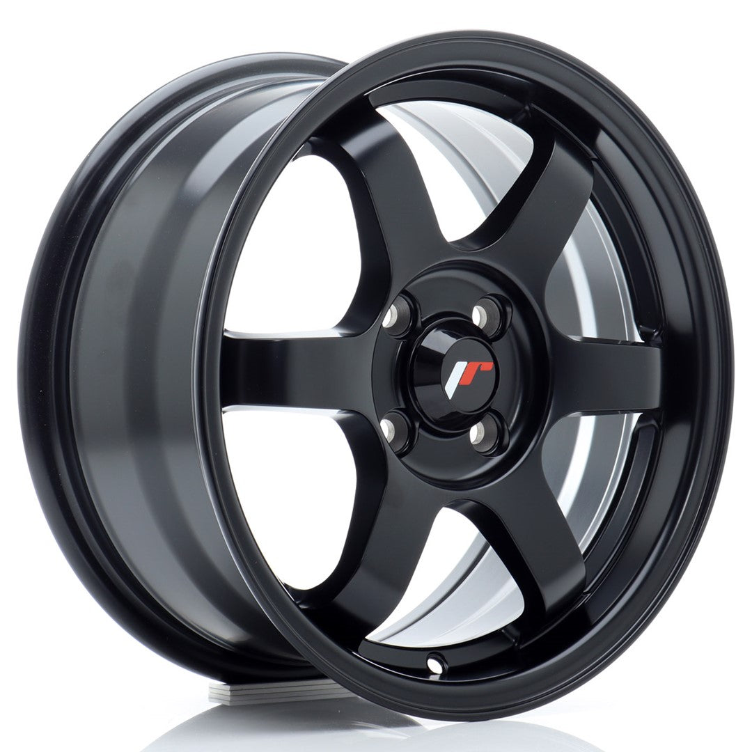 Japan Racing JR-3 15x7" 4x108 ET25, Flat Black