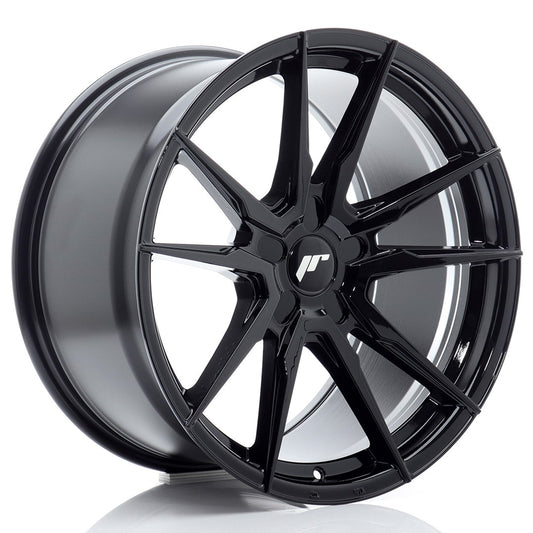 Japan Racing JR-21 Extreme Concave 19x10" (5 hole custom PCD) ET20-51, Gloss Black