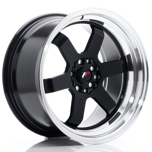 Japan Racing JR-12 17x9" 4x100/114.3 ET25, Gloss Black