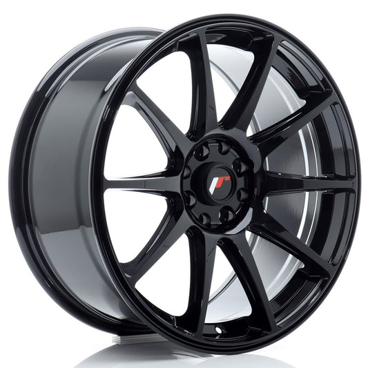 Japan Racing JR-11 18x8.5" 5x112/114.3 ET40, Gloss Black