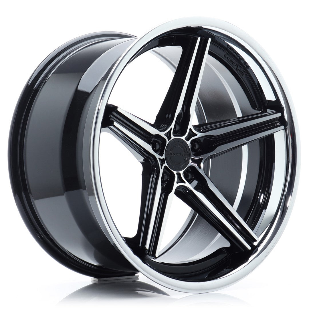 Concaver CVR9 20x8" (5 hole custom PCD) ET20-42, Black Diamond Cut